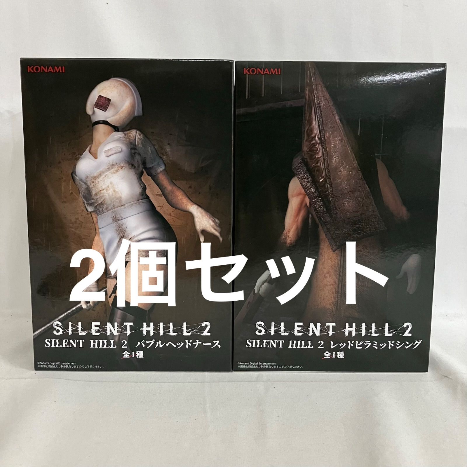 未開封 SILENT HILL 2 バブルヘッドナース レッドピラミッドシング フィギュア 2個セット SF5743 c101