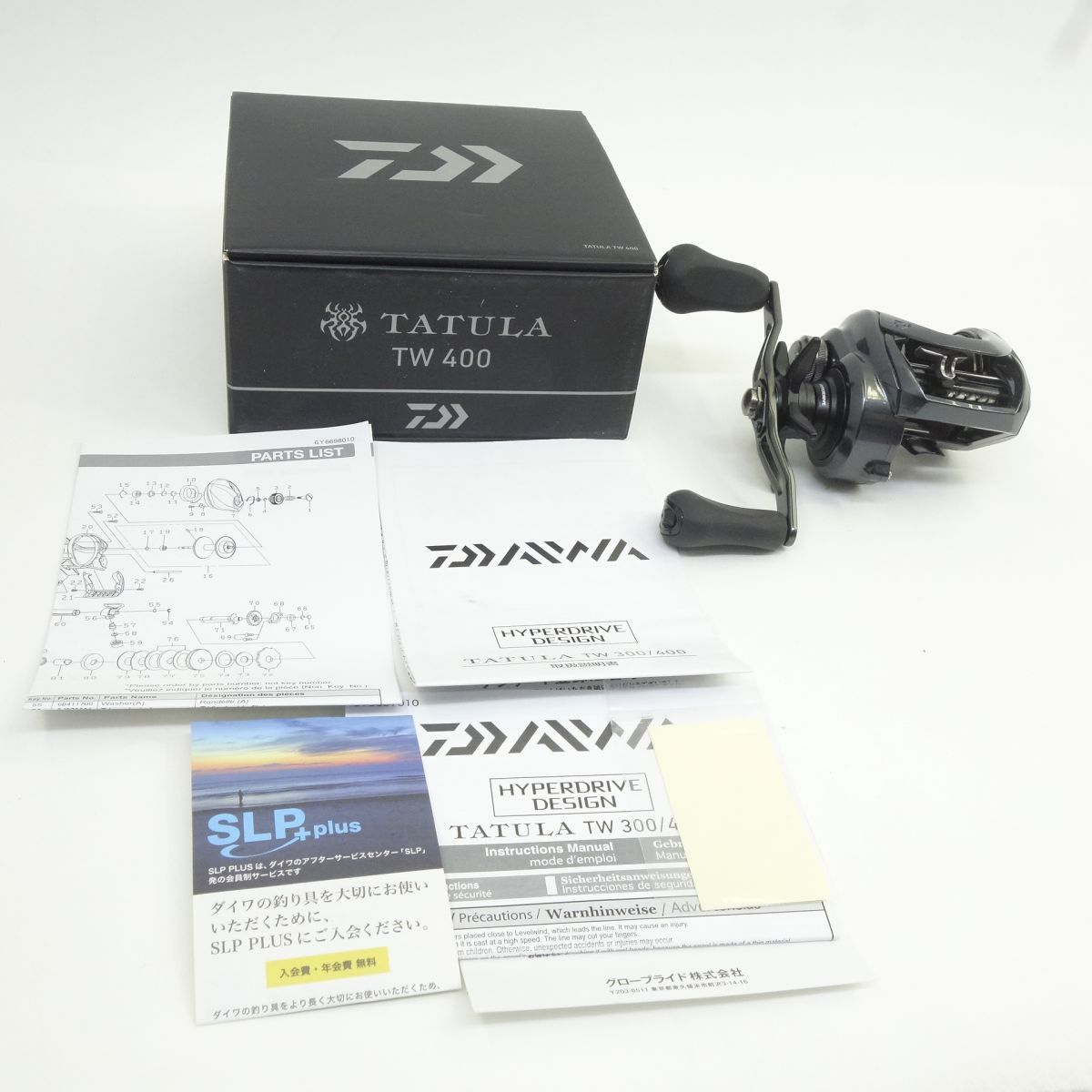 DAIWA ダイワ TATULA タトゥーラ TW 400 00630107 右ハンドル ベイトリール ※中古