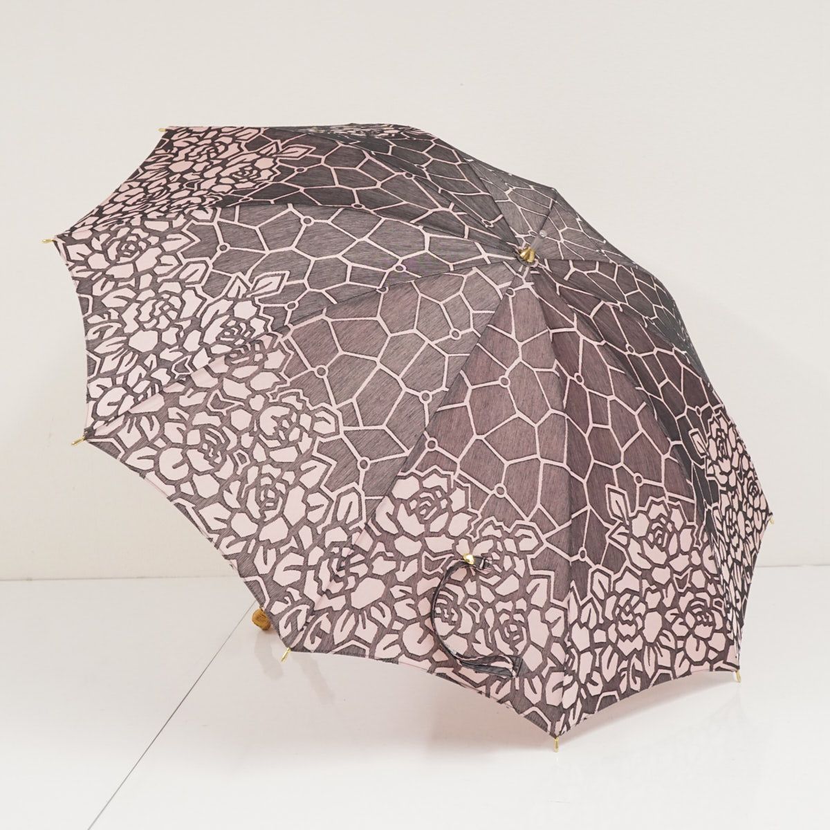 晴雨兼用傘 前原光榮商店 USED美品 オパール フラワー ショート 高級