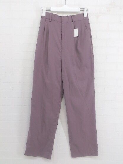 ◇ AULI アウリィ タック スラックス パンツ サイズS パープル系 レディース P 【中古】 【1208300002086】