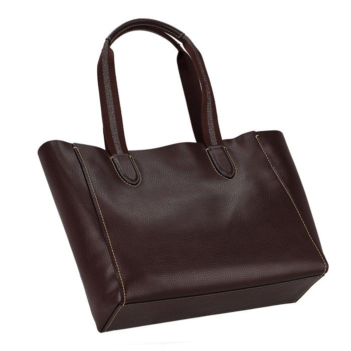 コーチ COACH トートバッグ ダービー トート ペブル レザー 58660 IME8I 2023 AW ブラウン/ボルドー ゴールド金具