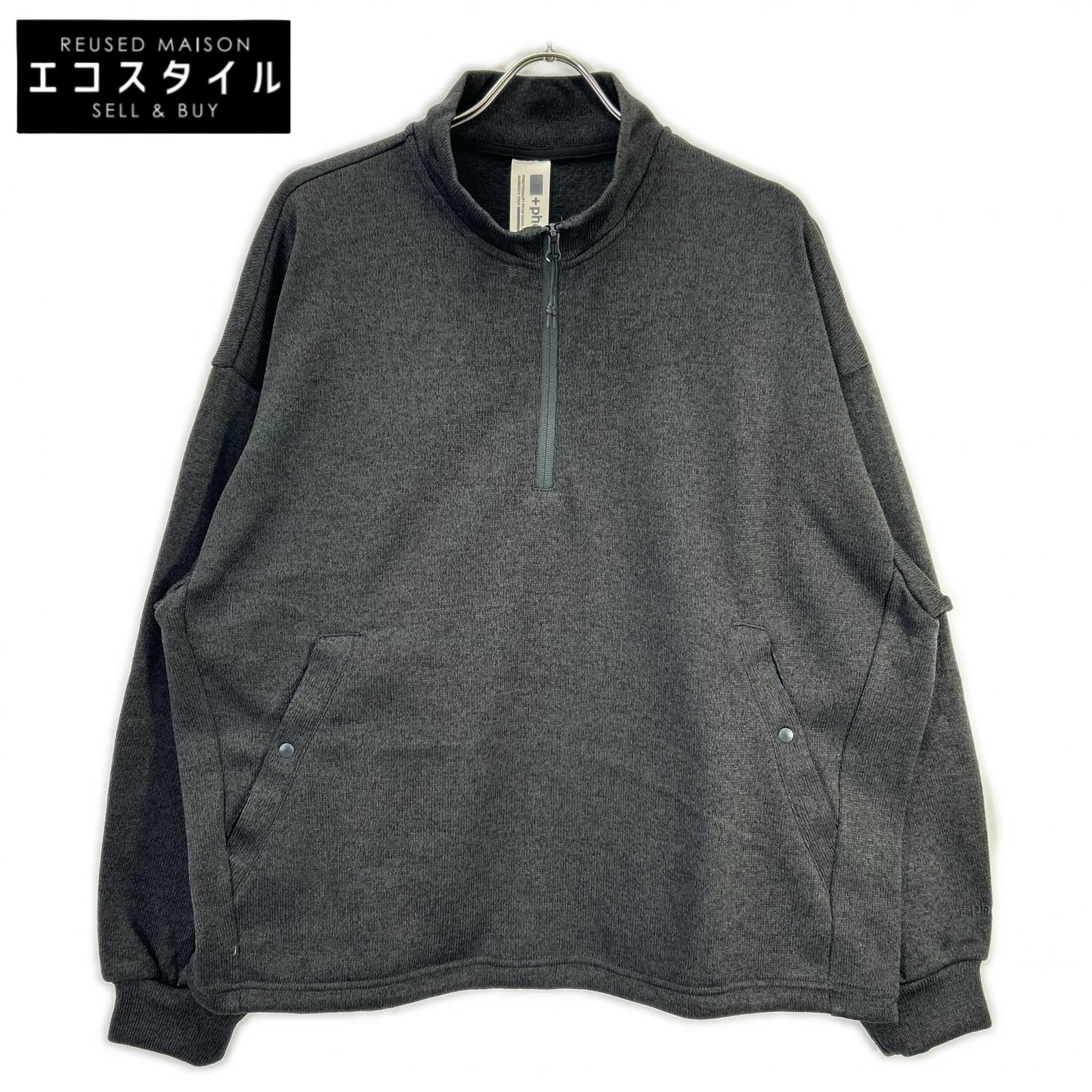 phenix　フェニックス　P00-26032W グレー ハーフジップニットプルオーバー　L 8,168円