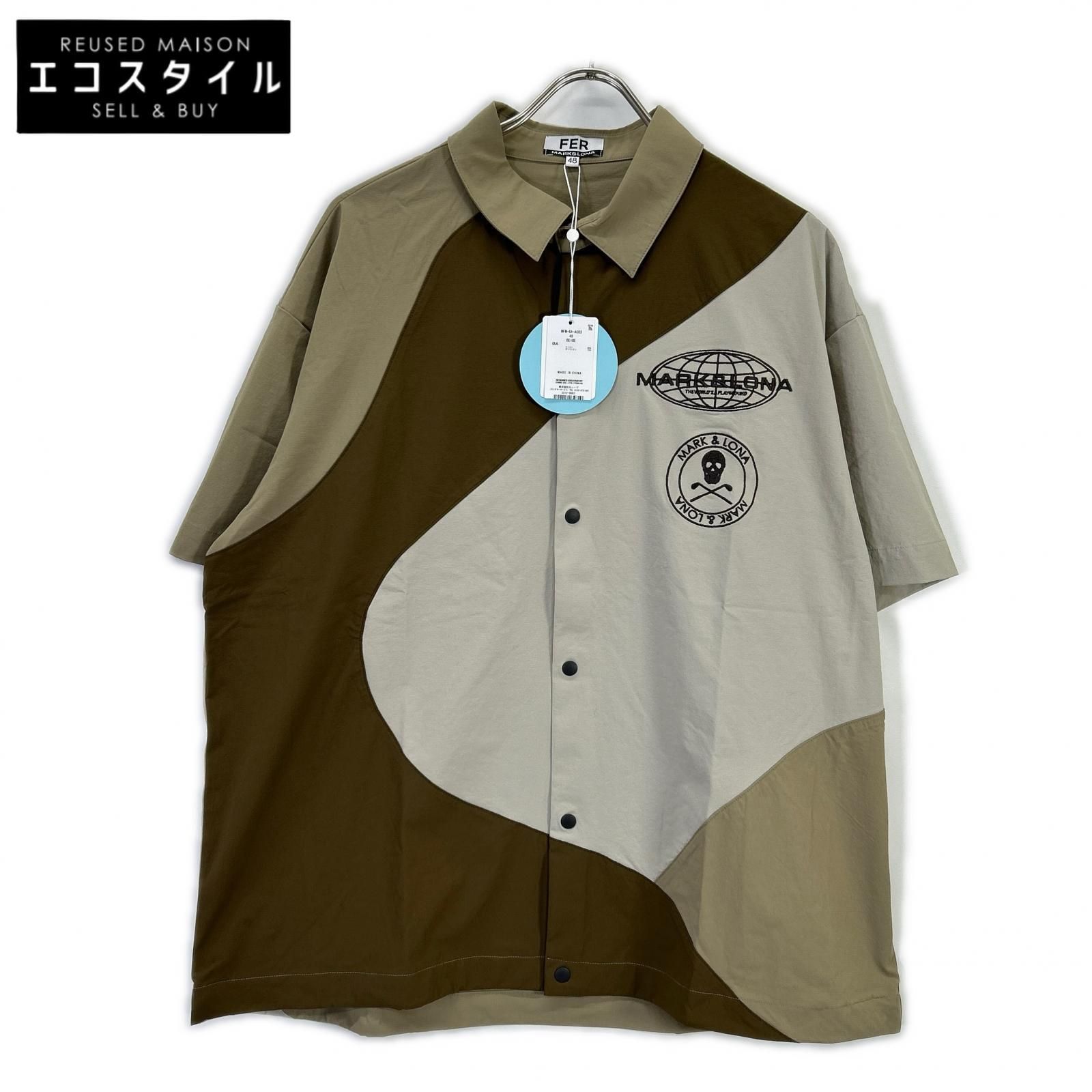 MARK&LONA マークアンドロナ MFM-6A-AC03 Streamer Rip Stop BD Shirts 48