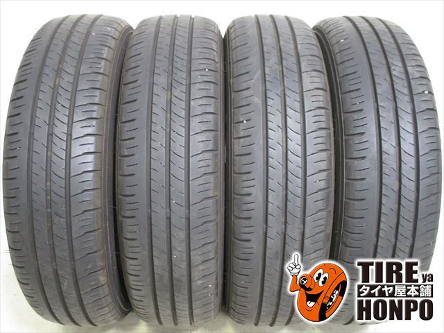 【中古 夏用】 155/65R14 75S 4本セット ダンロップ エナセーブEC300+ サマータイヤ 中古タイヤ