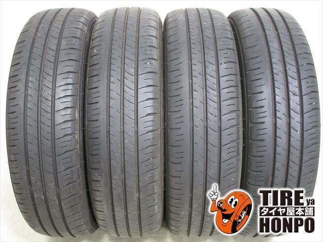 【中古 夏用】 155/65R14 75S 4本セット ダンロップ エナセーブEC300+ サマータイヤ 中古タイヤ
