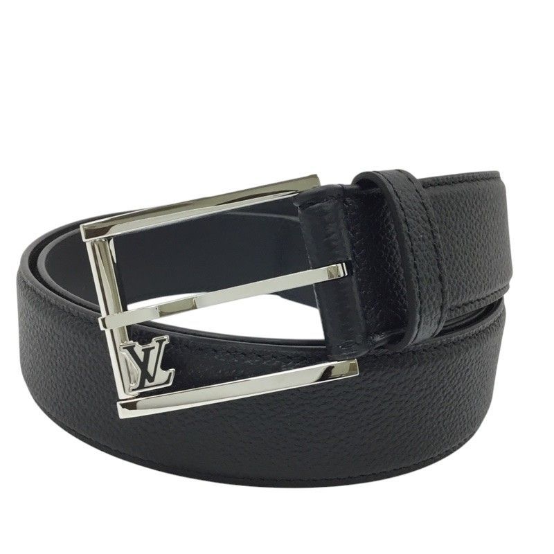 LOUIS VUITTON【ルイヴィトン】ベルト サンジェルマン M8355S レザー ブラック LV メンズ【中古品/USED-A】質屋 かんてい局那覇店 n3102689927300091