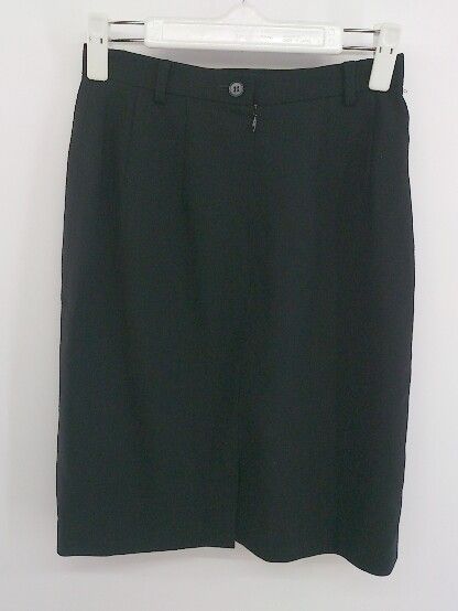 ◇ Calvin Klein カルバンクライン 膝丈 タイト スカート サイズ2 ブラック レディース P 【中古】 【1208310006883】