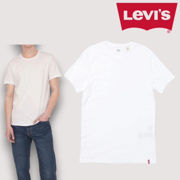 リーバイス Levi’s スリム 2パック Tシャツ 半袖 白 ホワイト WHITE メンズ 2枚セット 795410000