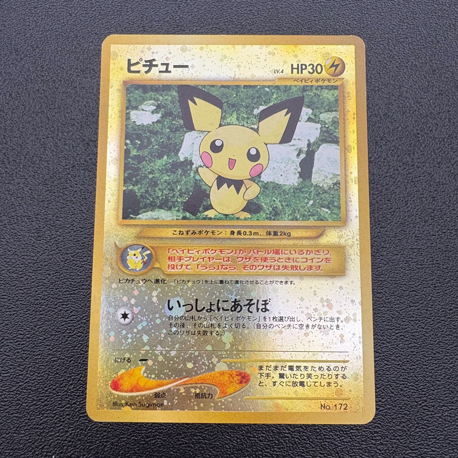 ピチュー LV.4 HP30 No.172 プレミアムファイル2 プロモ ポケモン