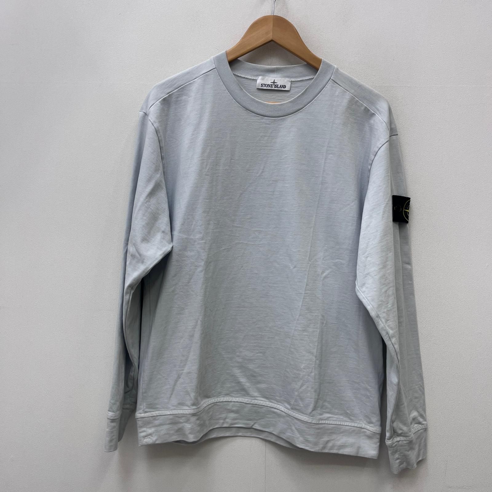 【加古川店】 中古 STONE ISLAND | ストーンアイランド スウェット HEAVY COTTON JERSEY K1S156100043 国内正規品 グレー サイズ：M 【108】