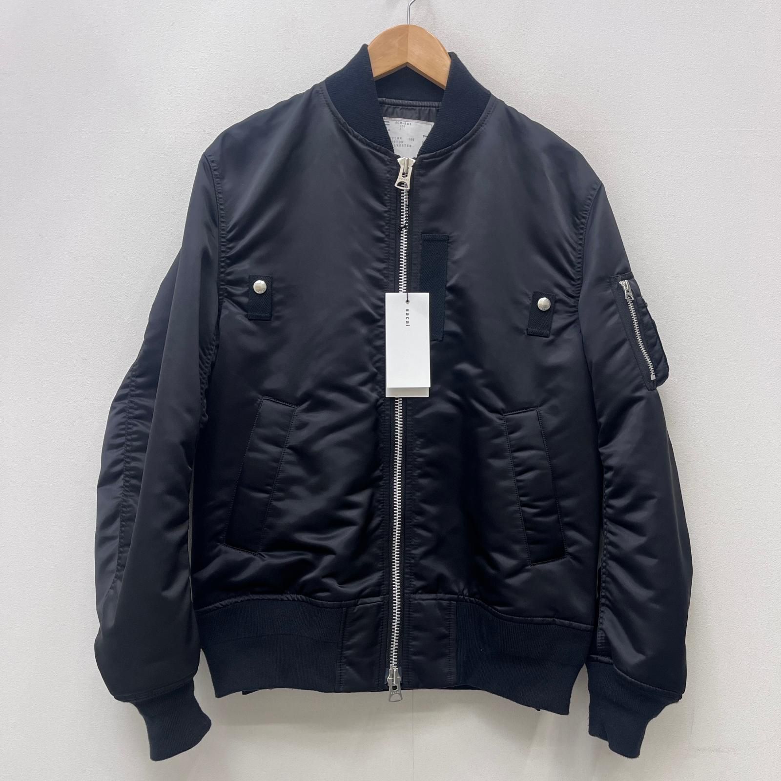 【加古川店】 中古 Sacai | サカイ ミリタリージャケット Nylon Twill Blouson SCM-051 国内正規品 ブラック サイズ：1 【108】