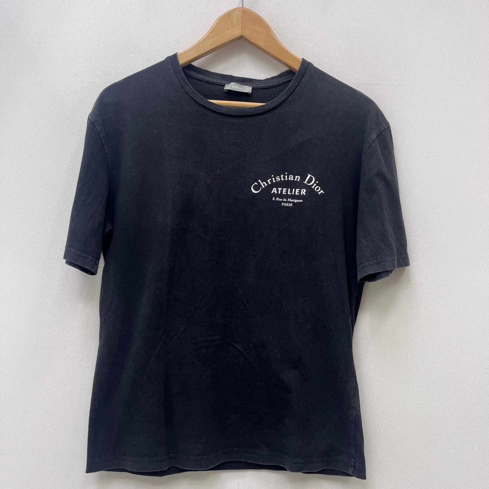 【加古川店】 中古 Christian Dior | クリスチャンディオール 半袖Ｔシャツ ATELIER 国内正規品 863J621I0533 ブラック サイズ：XS 【108】