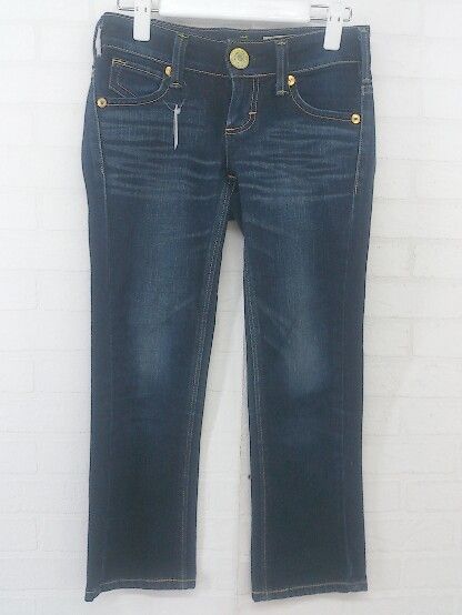 ◇ SOMETHING サムシング デニム ジーンズ パンツ サイズXS インディゴ レディース P 【中古】 【1209050001879】