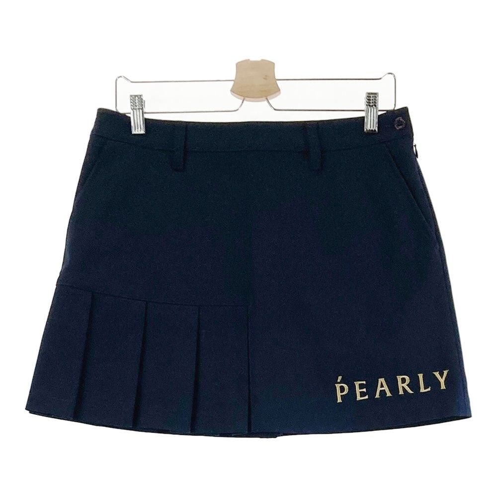 サイズ：2 PEARLY GATES パーリーゲイツ サイドプリーツスカート ネイビー系 [240101684676] ゴルフウェア レディース ストスト