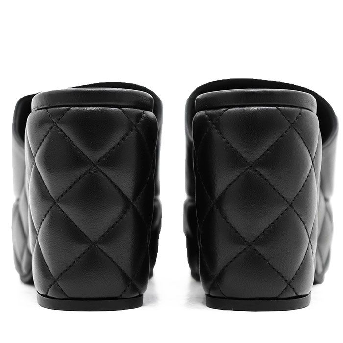 新品同様】CHANEL シャネル サンダル ミュール レザー サイズ 37
