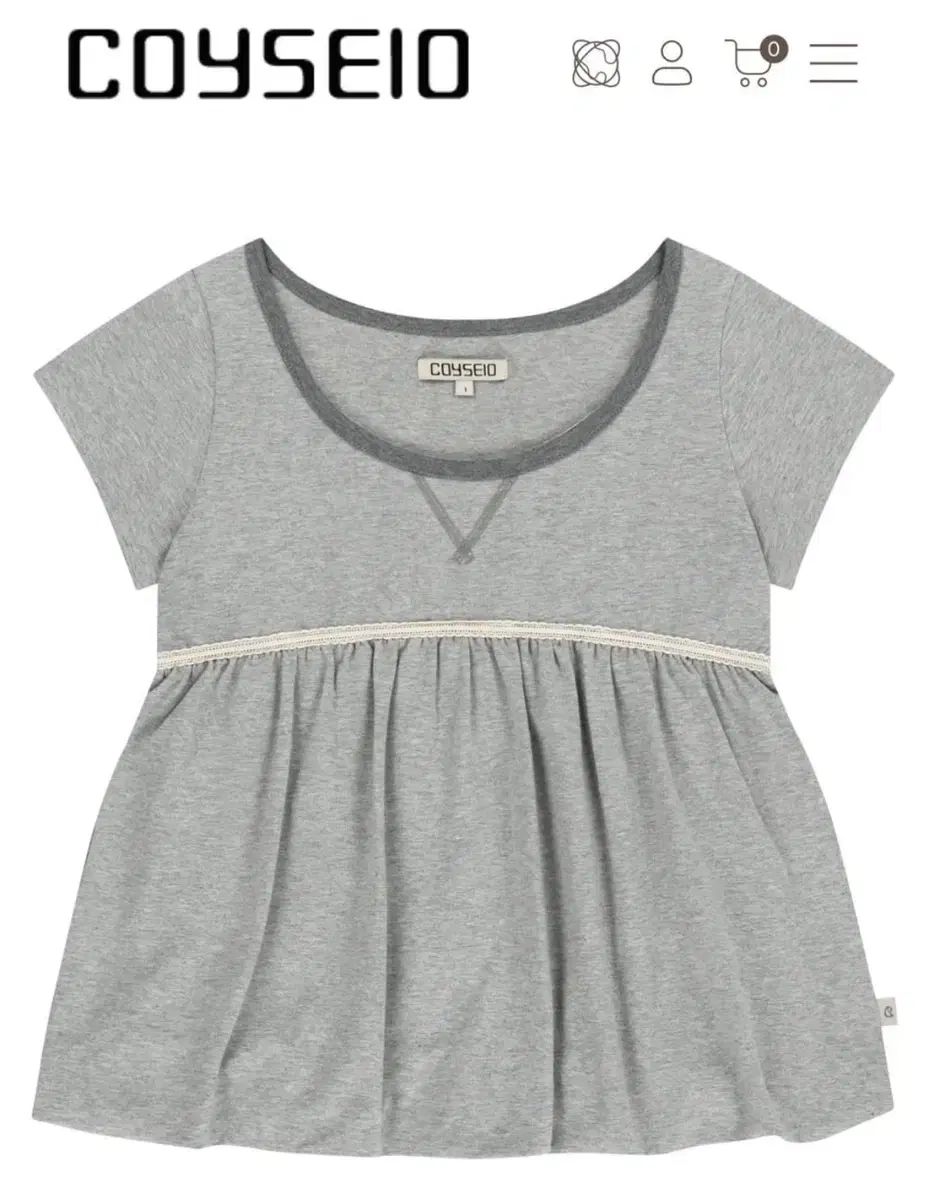 ISSEY MIYAKE イッセイミヤケ レイ バルーン Tシャツ メランジ グレー
