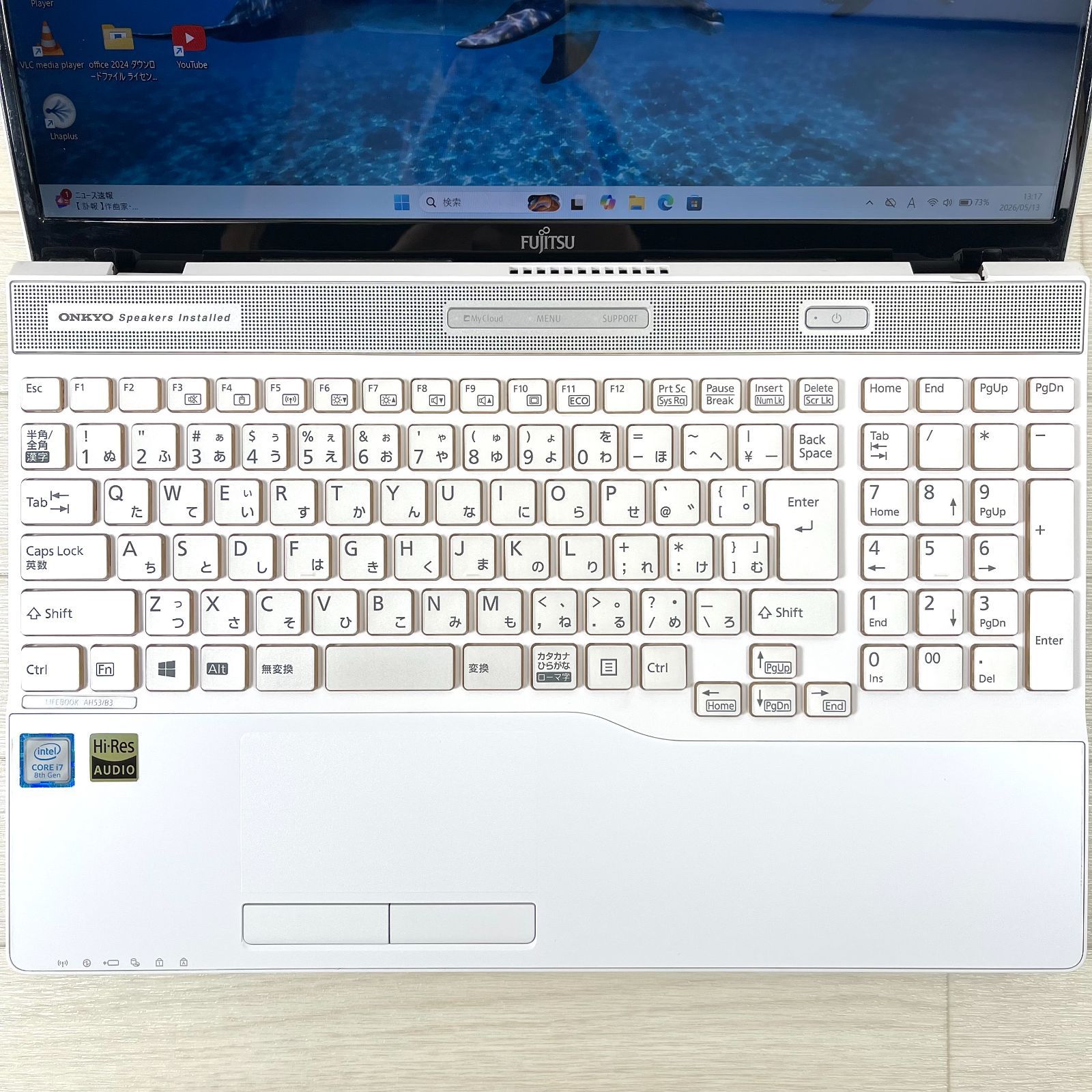 富士通 - i7 第8世代 メルカリ ノートパソコン SSD512GB メモリ16GB 