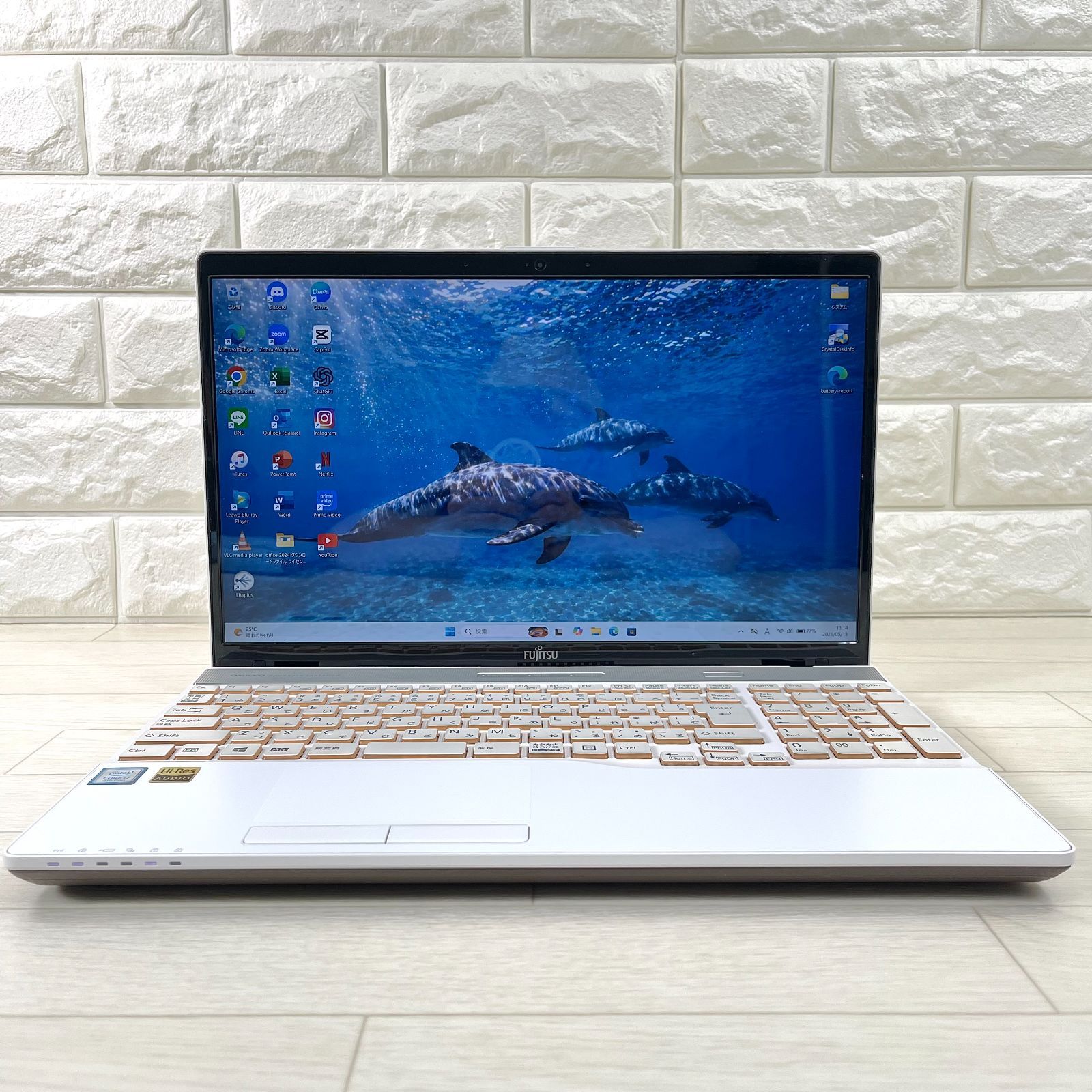 富士通 - i7 第8世代 メルカリ ノートパソコン SSD512GB メモリ16GB 