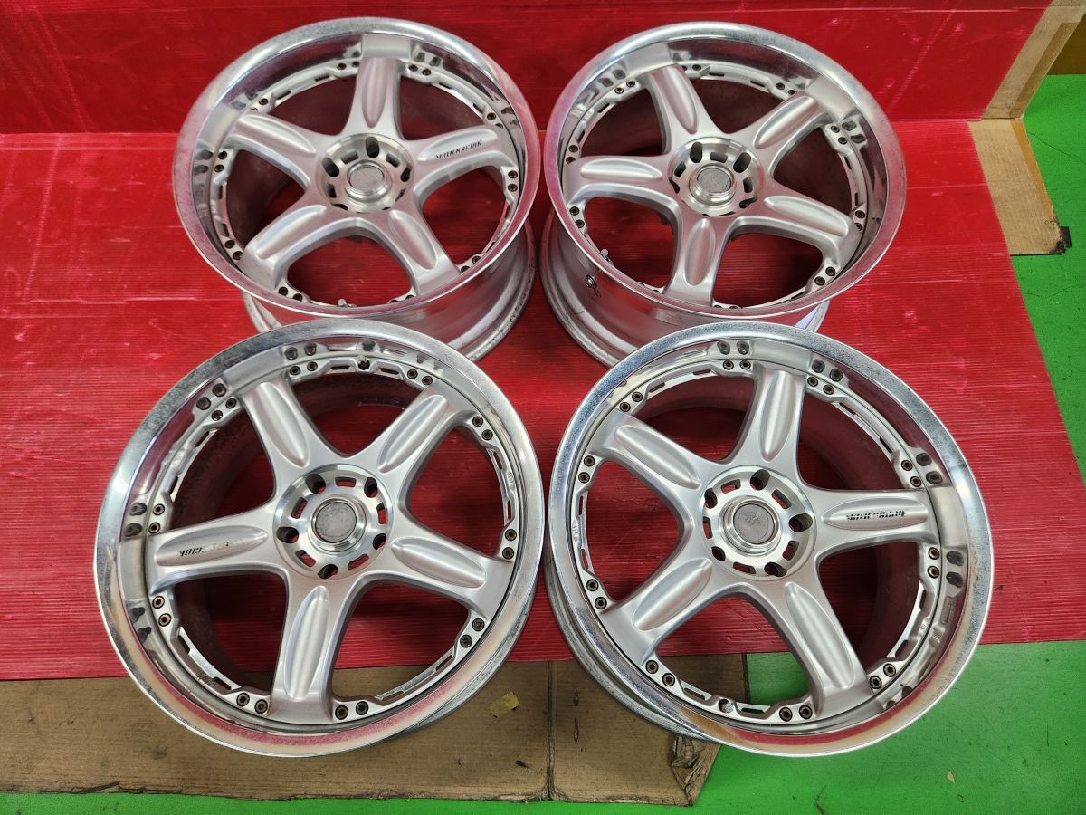 レイズ ボルクレーシング GT-C FACE2 社外 18インチアルミホイール 4本SET 9.0J +23 5H 114.3 73φ GTC GTRサイズ BNR32 GT-R
