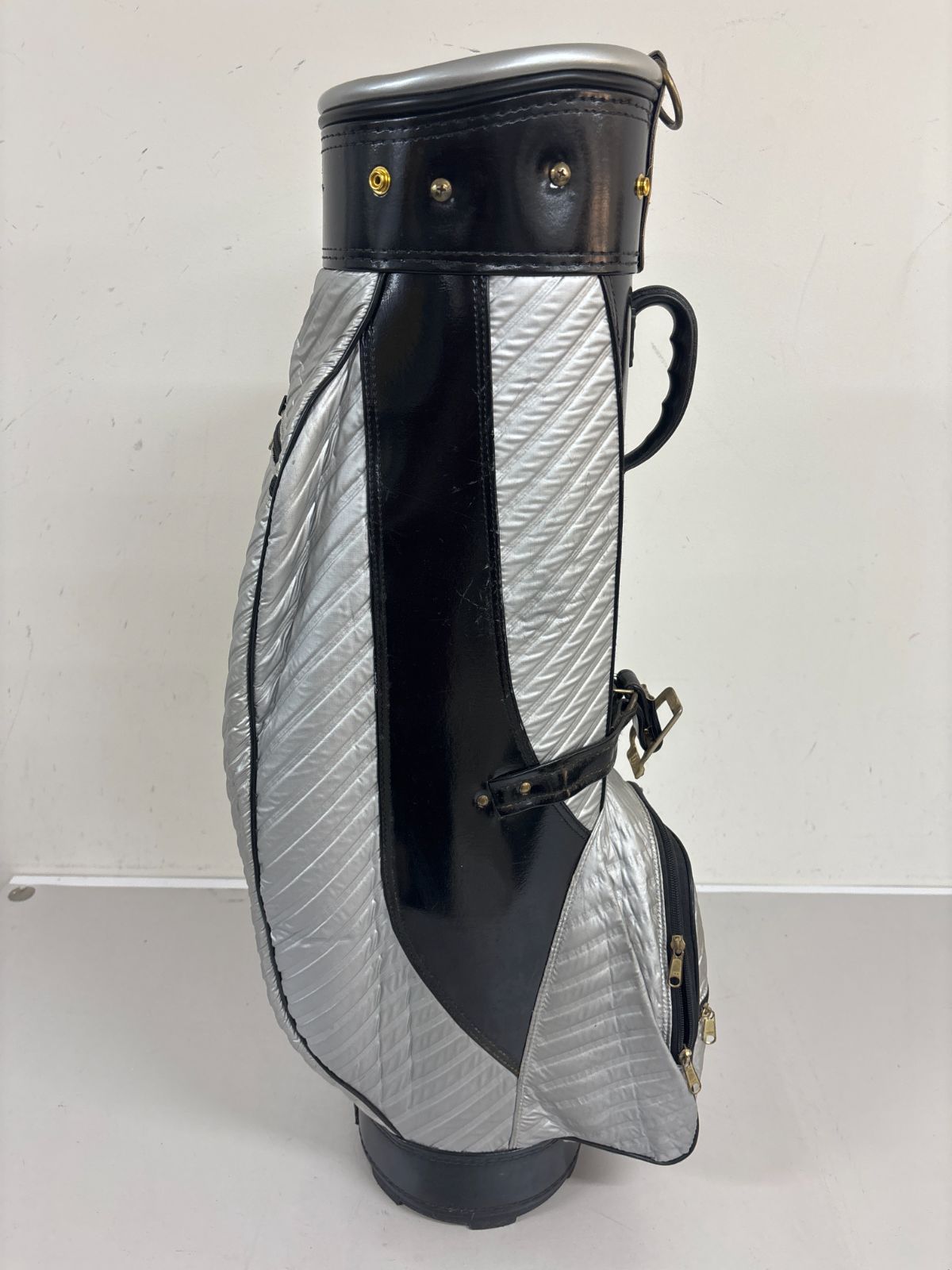 Gary Player キャディバッグ 黒/茶色 送料無料 Gary Player ゲーリープレイヤー キャディバッグ ゴルフ