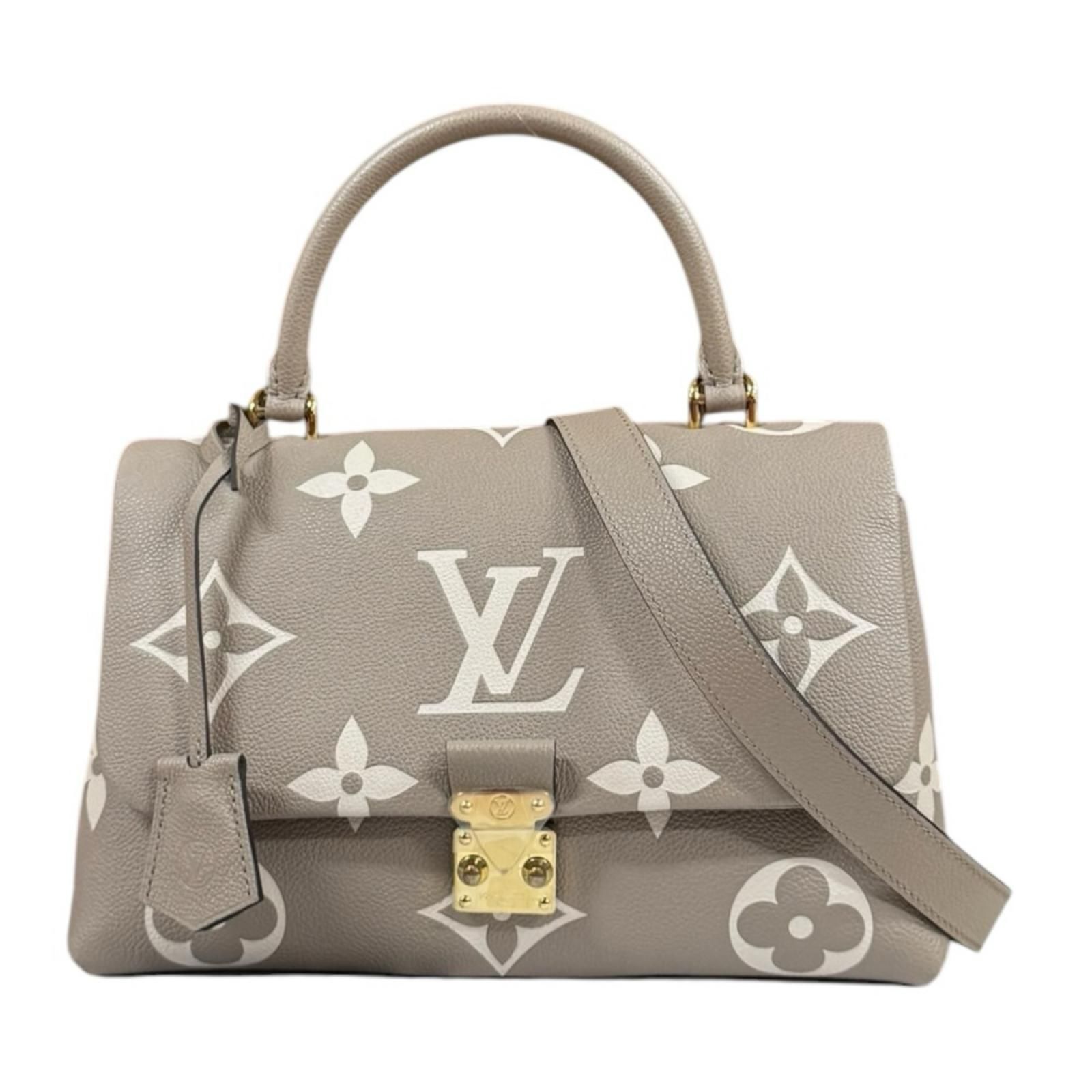 ルイヴィトン マドレーヌMM バイカラーモノグラムアンプラント ショルダーバッグ M46041 ベージュ レディース LOUIS VUITTON 中古 ルイヴィトン ルイ ヴィトン