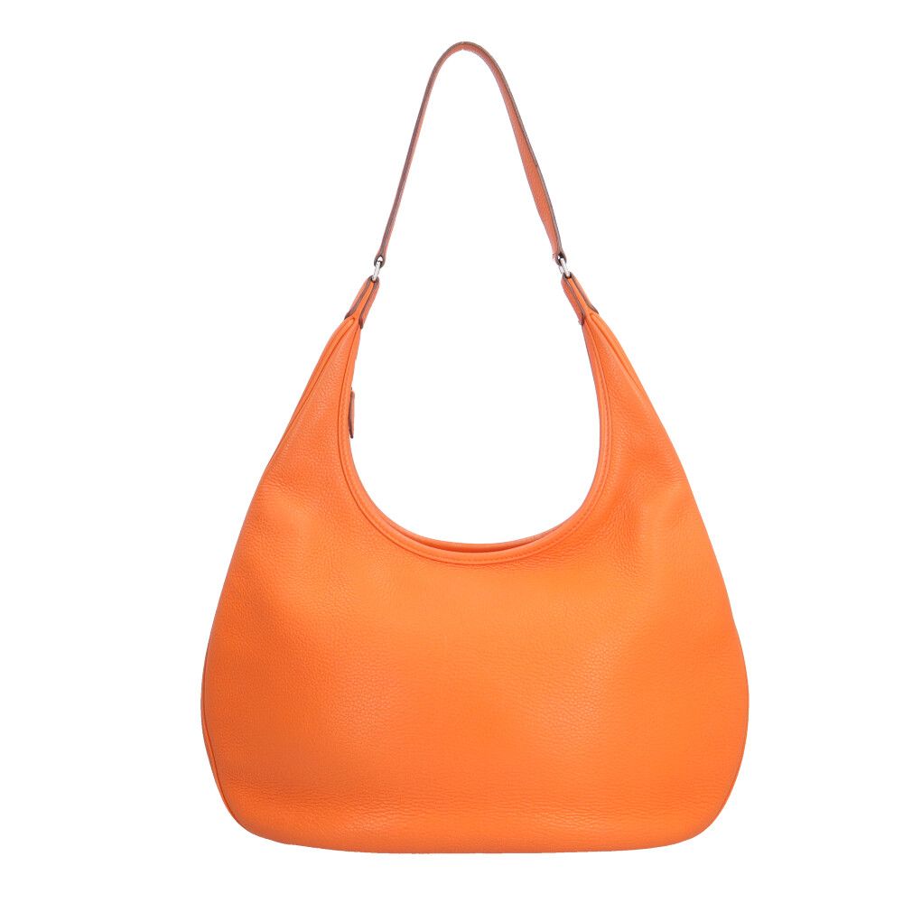 エルメス ガオ ショルダーバッグ トゴ オレンジ レディース HERMES 中古 エルメス