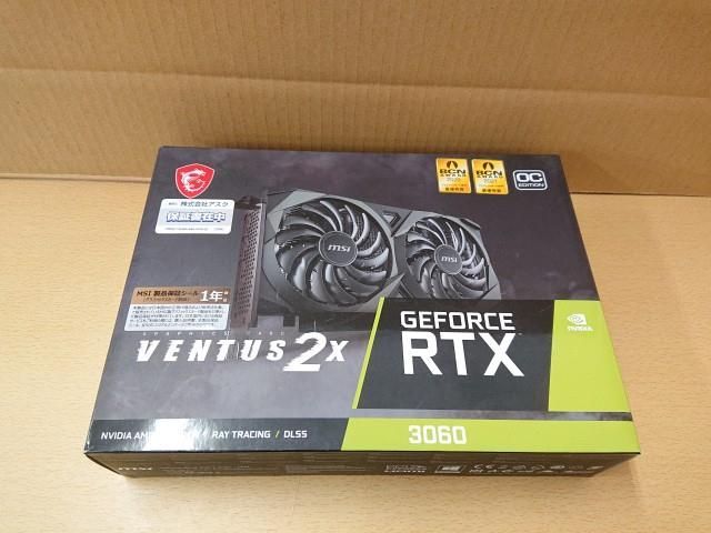 【中古】 MSI GeForce RTX 3060 VENTUS 2X OC グラフィックボード　NVIDIA　12GB