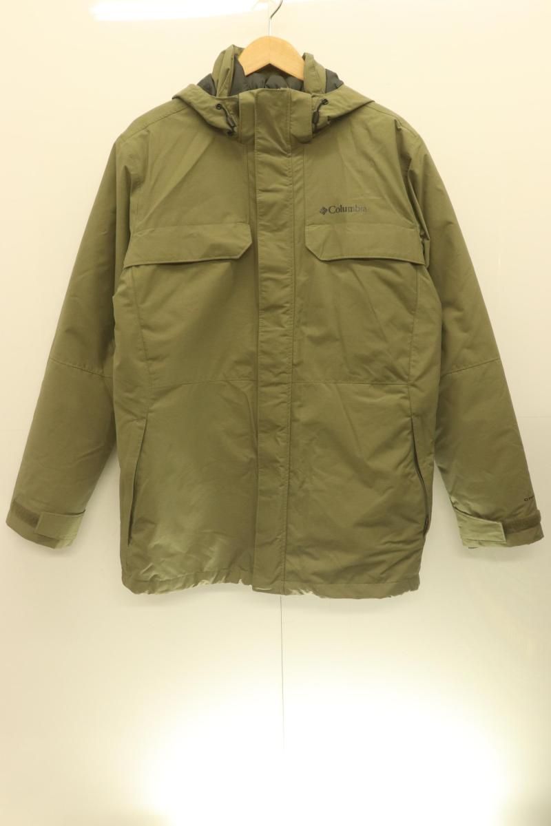 【中古】 Columbia メンズ中綿ジャケット XL Cloverdale Interchange Jacket Columbia XL カーキ