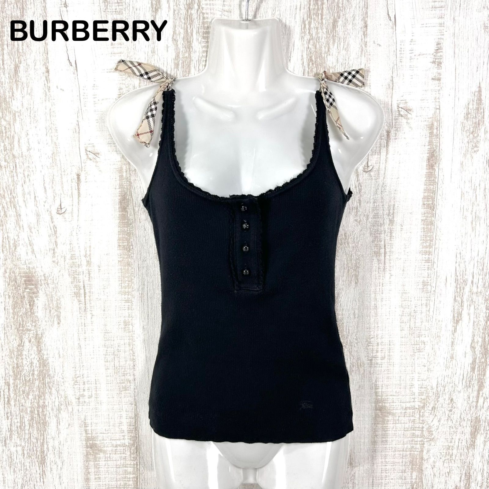 00s BURBERRY BLUE LABEL バーバリーブルーレーベル ホースロゴ刺繡