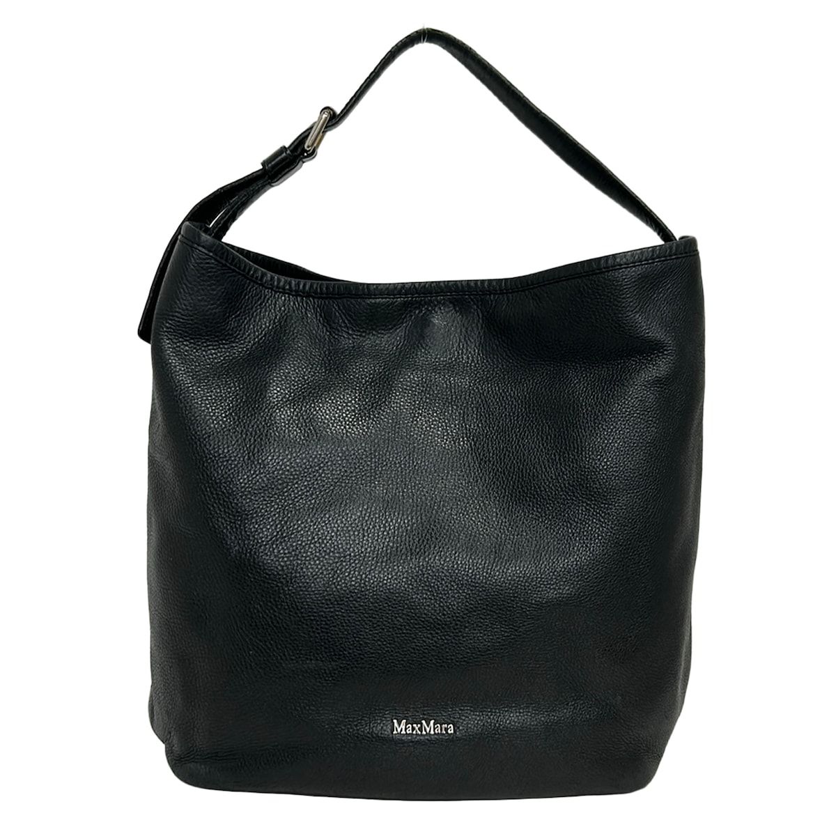 Max Mara(マックスマーラ) ショルダーバッグ - 黒 レザー