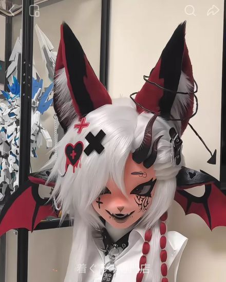 犬　猫　着ぐるみ ヘッド全頭　ヘッド ケモノ ファースーツ ぬいぐるみ コスプレ コスチューム Kurumi 一点物 B921