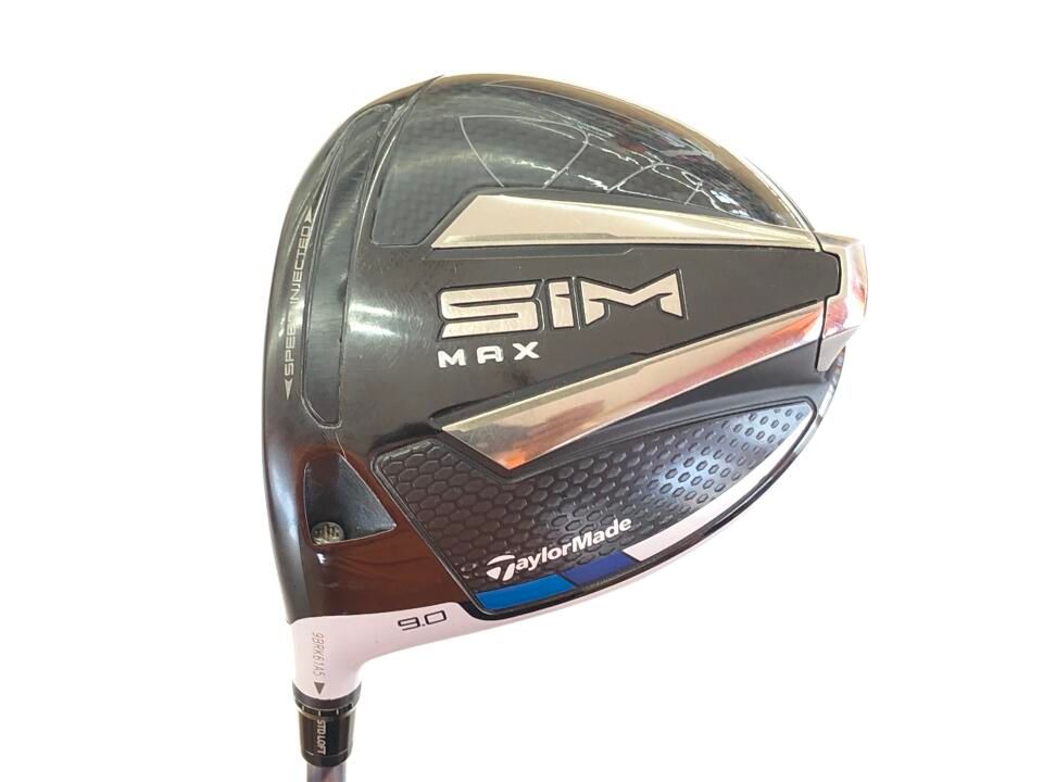 テーラーメイド　SIM MAX　9度　Speeder 661 EVOLUTION 6　Sフレックス　ドライバー　中古　ゴルフドゥ！吹上店【最短即日発送】