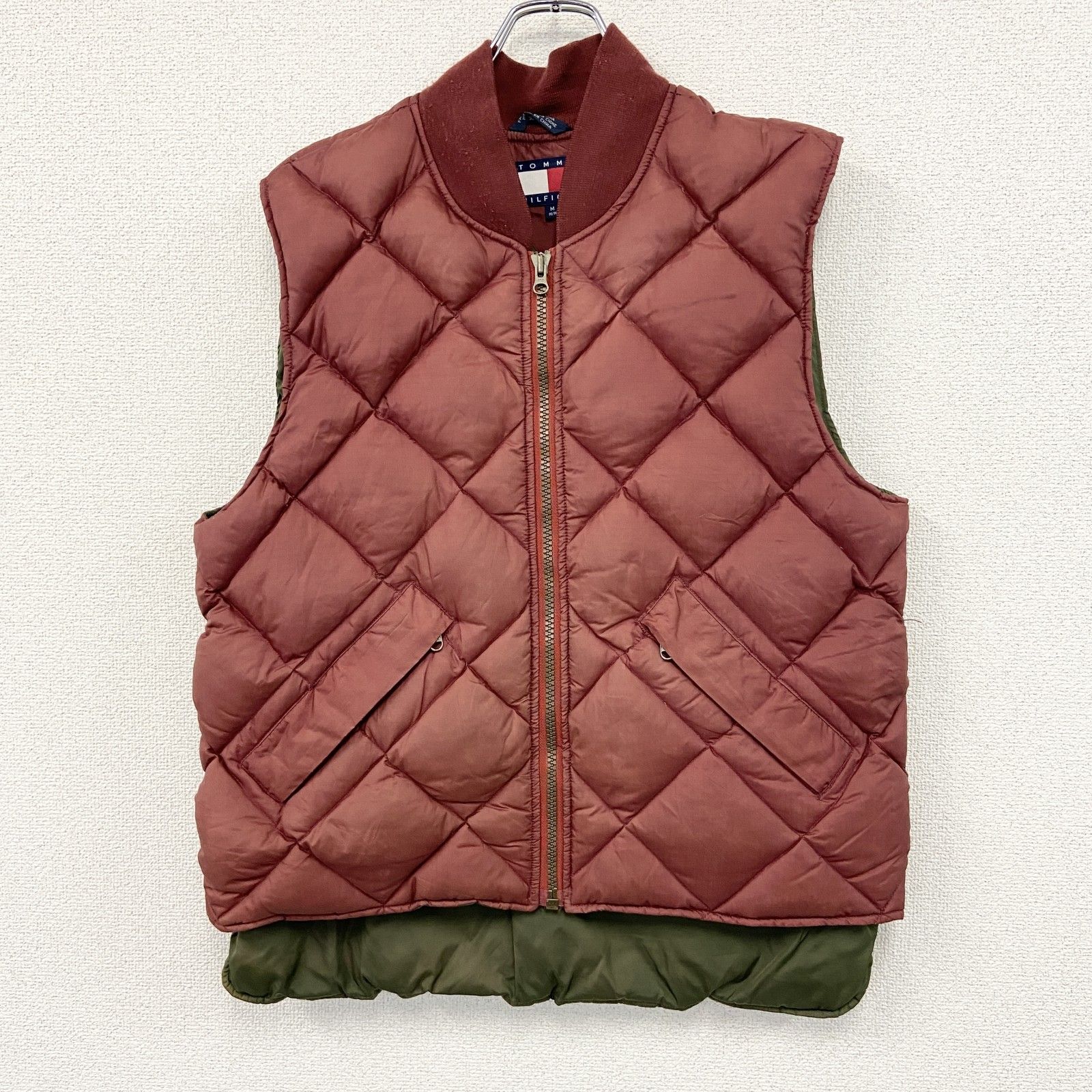 TOMMY HILFIGER トミーヒルフィガー キルトダウンベスト ダウン30
