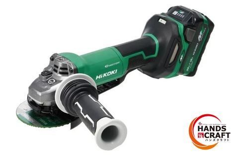 ☆HIKOKI ハイコーキ 100mmコードレスディスクグラインダ G3610DD(2XPZ) (BSL36A18X×2 充電器付) ブレーキ付　未使用　純正品