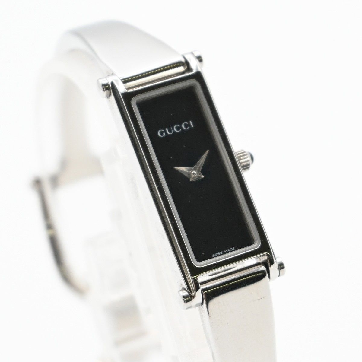 GUCCI グッチ 1500L 腕時計 バングル シルバー 68LC574