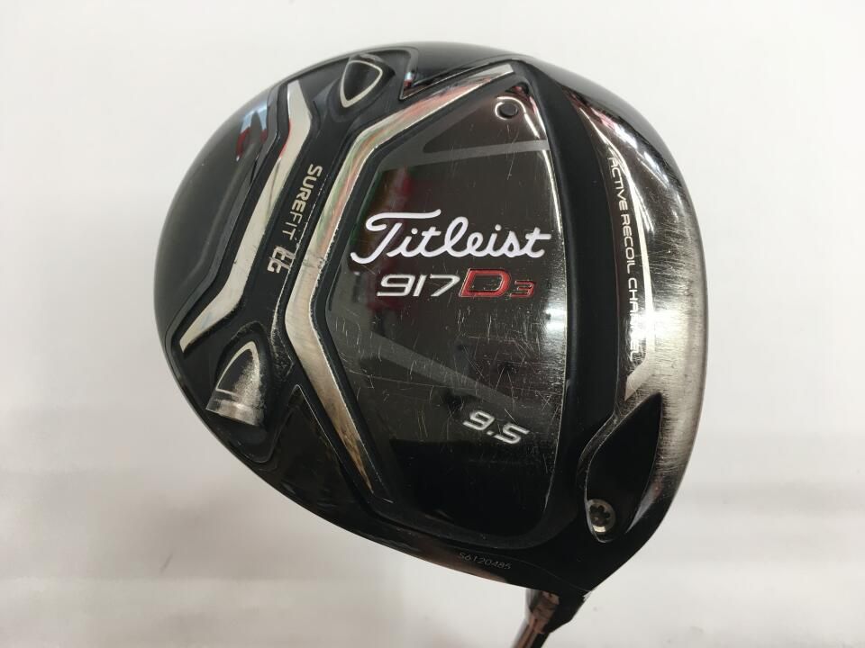 タイトリスト　917D3　9.5度　ディアマナ W70　Sフレックス　ドライバー　中古　ゴルフドゥ！水戸店【最短即日発送】