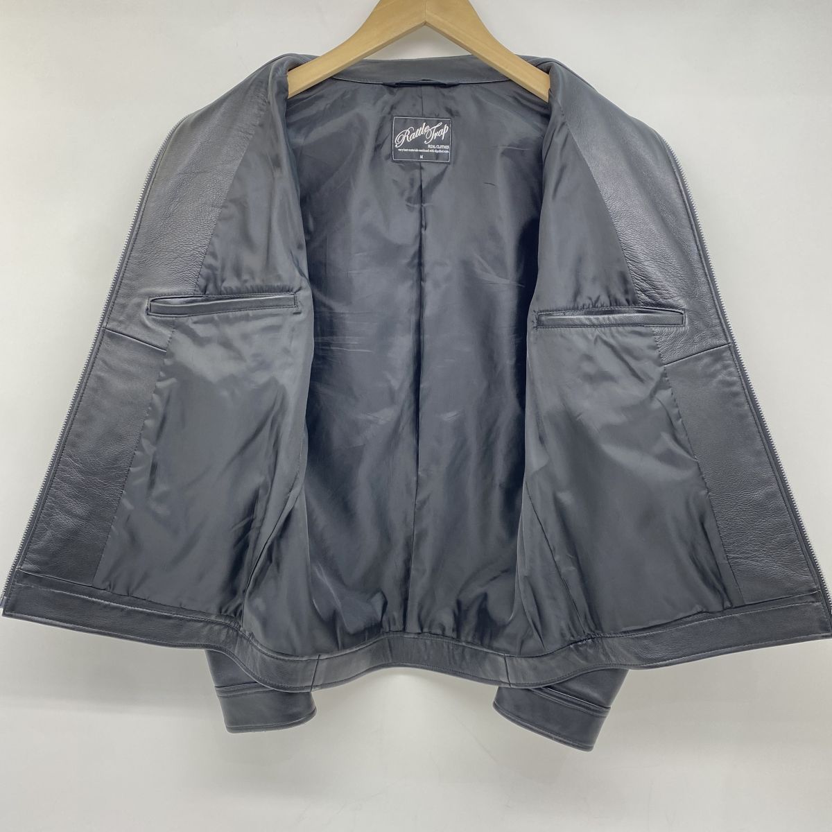 Rattle Trap ラトルトラップ ラムレザー シングル ライダース Mサイズ 