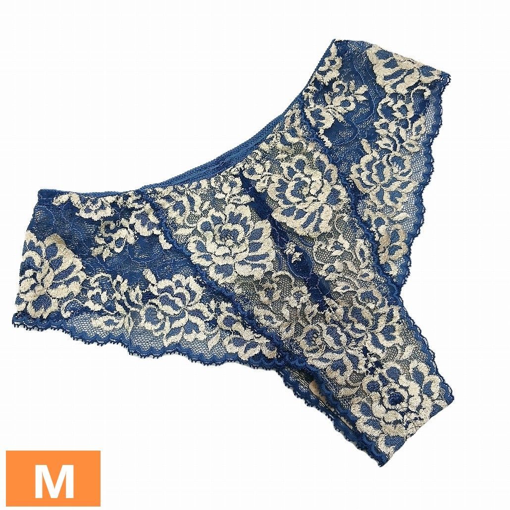 マルコ Tバックレースショーツ M リュミエス クレムブルー 未使用