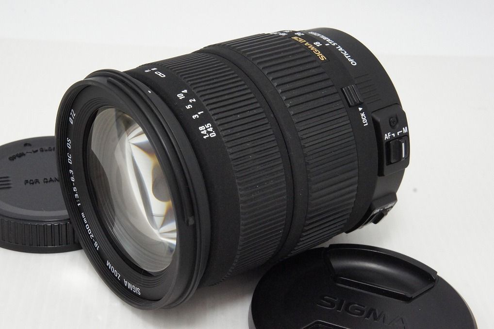 良品 SIGMA シグマ AF 18-200mm F3.5-6.3 DC OS Canon キヤノン EF