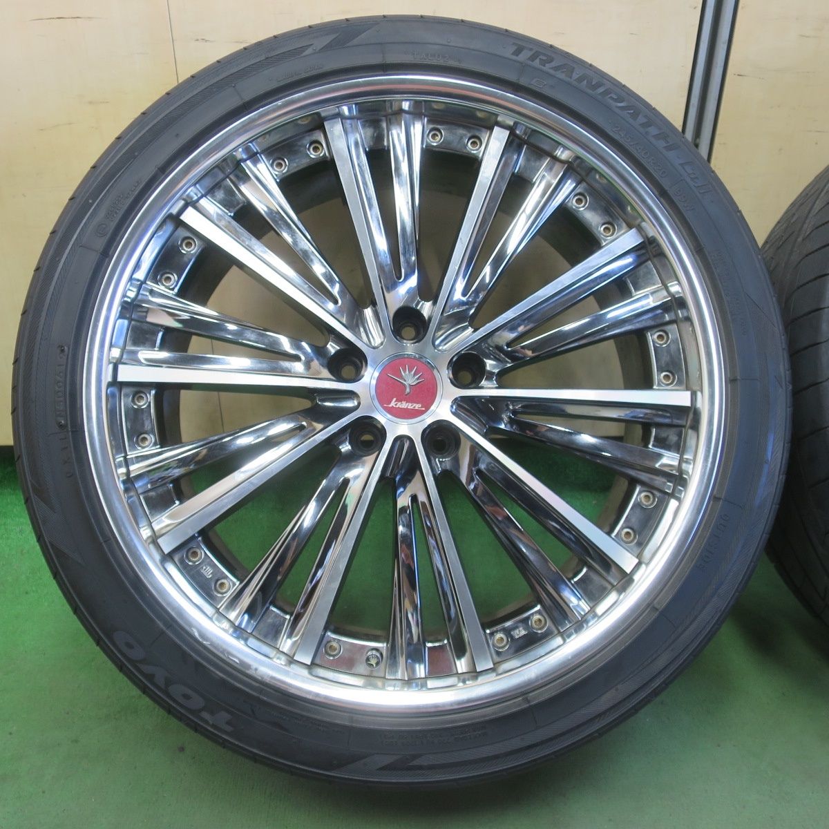 バリ溝！キレイ！9.5分☆kranze MAGISS 245/40R20 トーヨー トランパス 