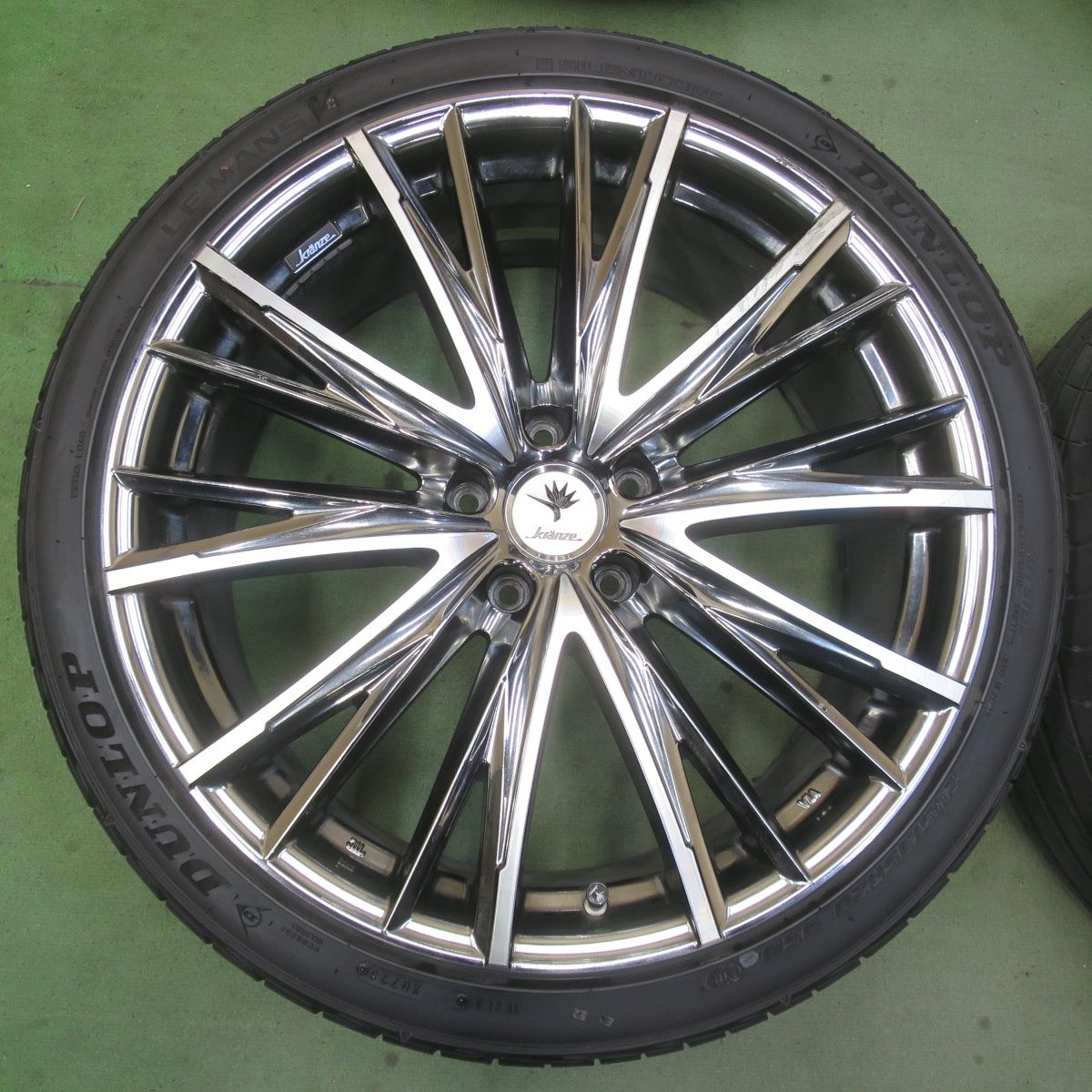 4本価格！23年☆Kranze ELABORAR 331 EVO 245/35R20 ダンロップ LE 