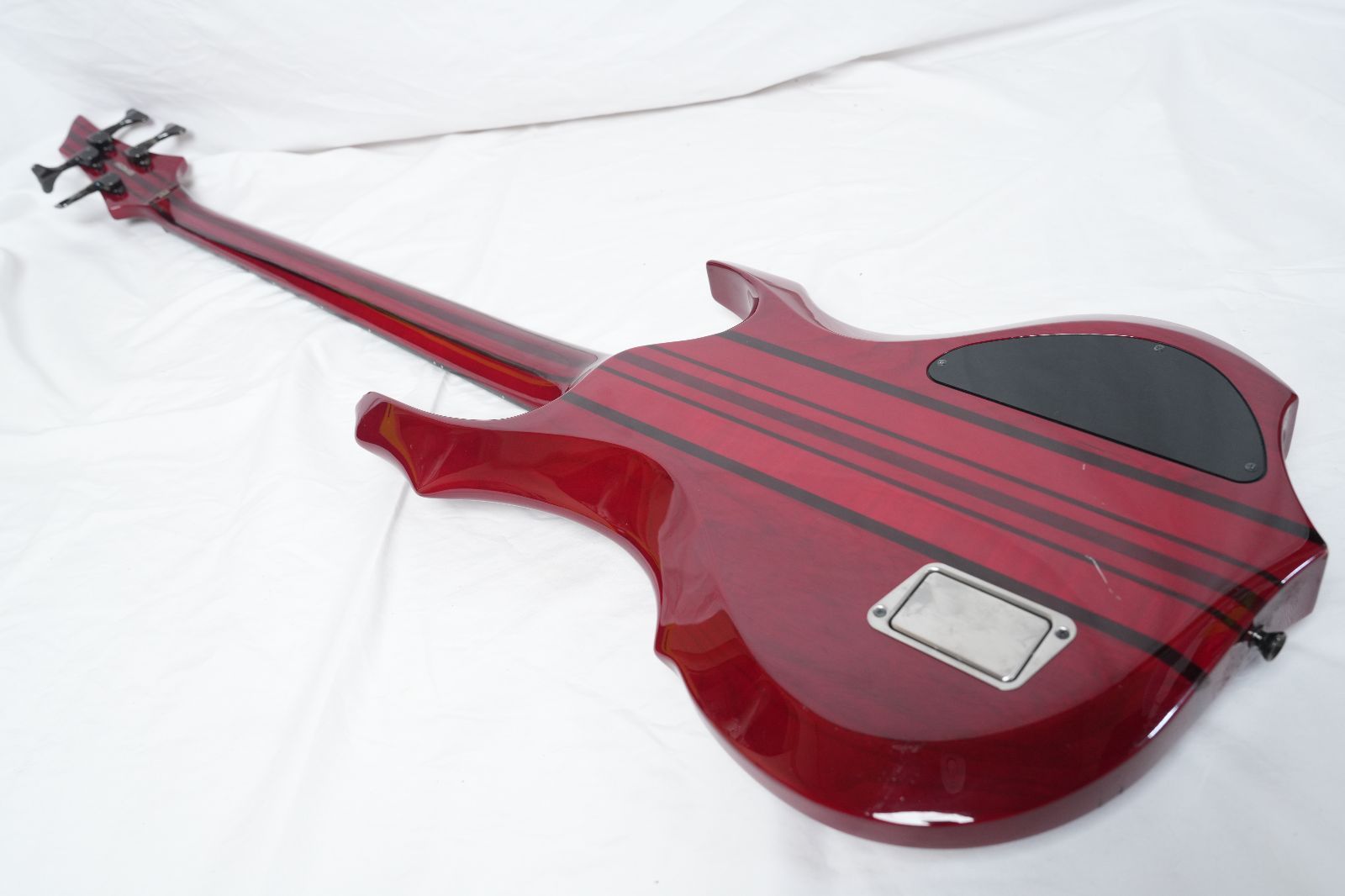 ☆EDWARDS/ESP E-FR-135B See Thru RED LEFT HAND 左用 スルーネック