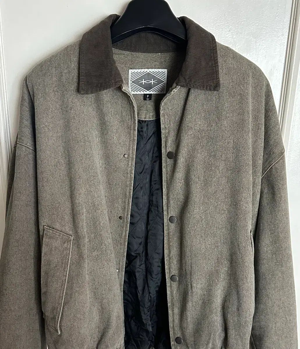 アウェー ヴィンテージ トラッカー ハーフ ジャケット beige brown