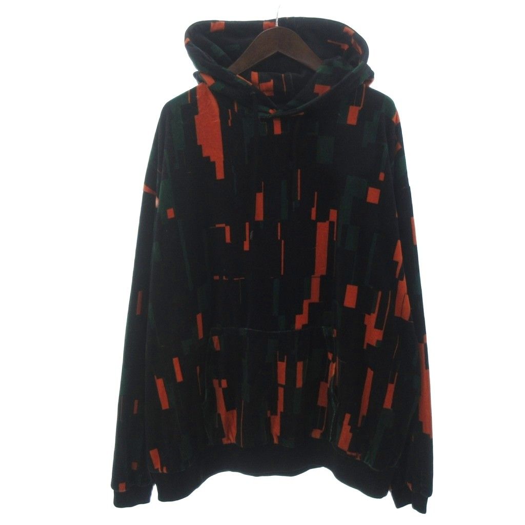タイトブース TIGHTBOOTH TBPR 25AW NOISE VELOUR HOODIE プルオーバー フーディ パーカー FW25-SW04 ブラック XL