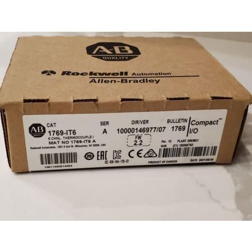【新品 ★送料無料 】1769-IT6 PLCユニット1769IT6 【6ヶ月保証】