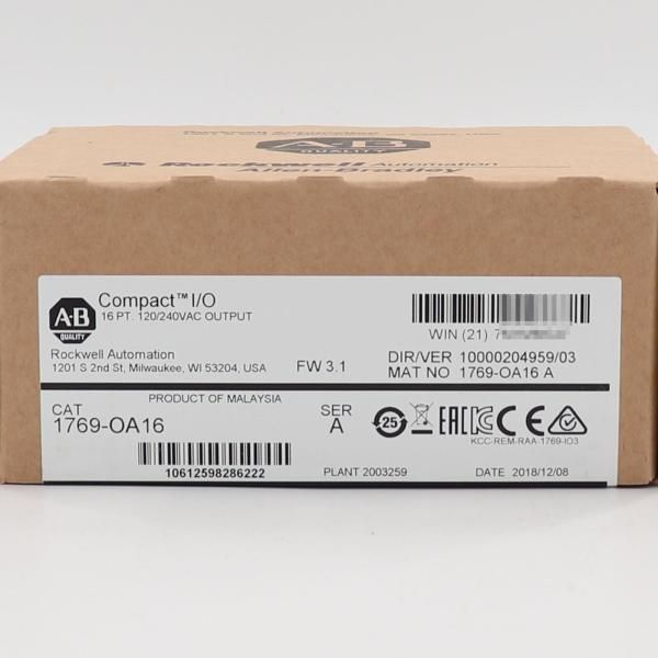 【新品 ★送料無料 】1769-OA16 PLCユニット1769OA16【6ヶ月保証】