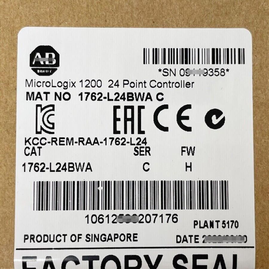 【新品 ★送料無料 】1762-L24BWA PLCユニット1762L24BWA【6ヶ月保証】