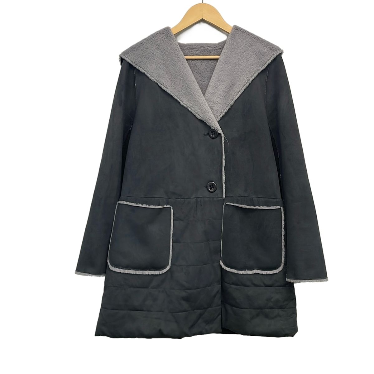 pierre cardin(ピエールカルダン) コート サイズ42 L レディース ダークグレー signe/冬物