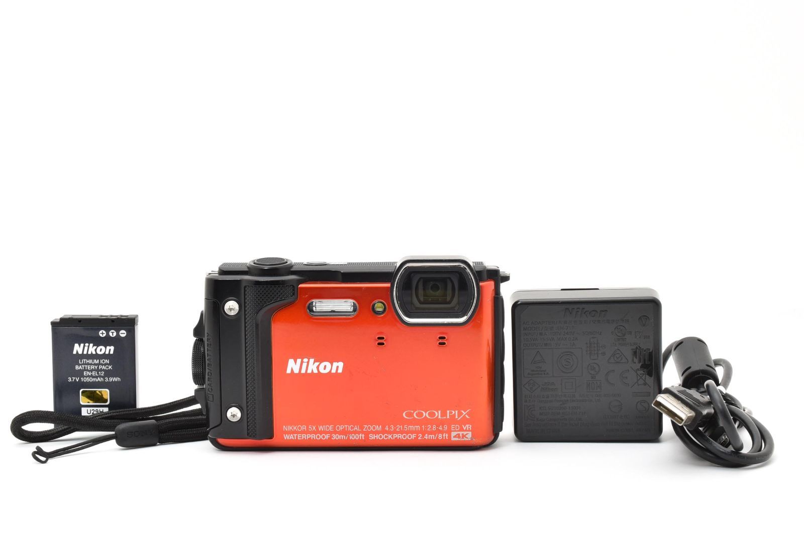 Nikon ニコン COOLPIX W300 オレンジ /3136 動作OK 返金保証