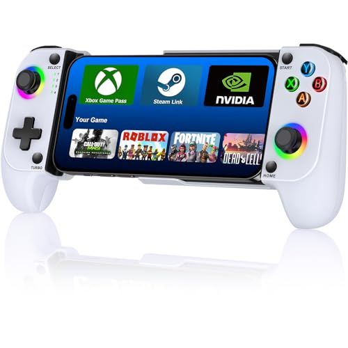 スマホ コントローラー ワイヤレス接続 IOS/Android両用 モバイルゲームコントローラー 伸縮型 PS Remote Play/Xbox Cloud/Steam Link/GeForce Nowゲームなど対応 低遅延 600mAhバッ 902f016f
